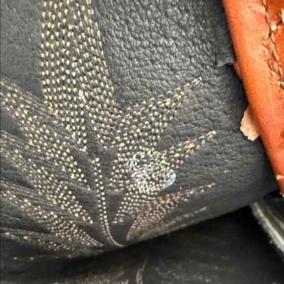 Tony Lama white and brown cowboy boots two toned wing tip vintage collectors 8 - Picture 10 of 12